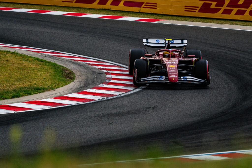 Ferrari driver Lewis Hamilton at the 2025 Formula 1 Hungarian Grand Prix