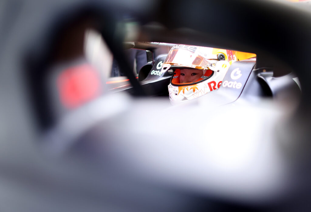 Red Bull driver Yuki Tsunoda gets ready for practice for the 2025 F1 Hungarian Grand Prix