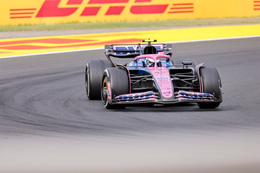 Alpine driver Franco Colapinto at the 2025 Hungarian Grand Prix