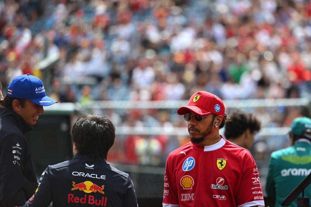 Ferrari driver Lewis Hamilton at the 2025 Formula 1 Hungarian Grand Prix