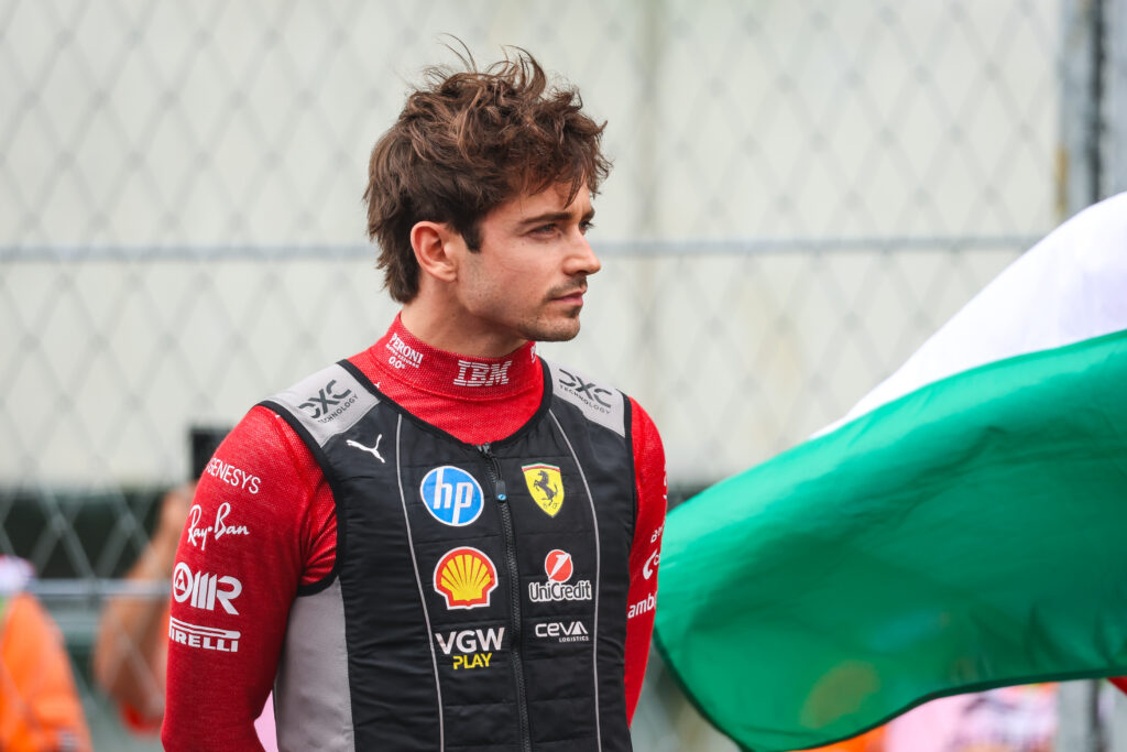 Ferrari driver Charles Leclerc at the Hungarian Grand Prix