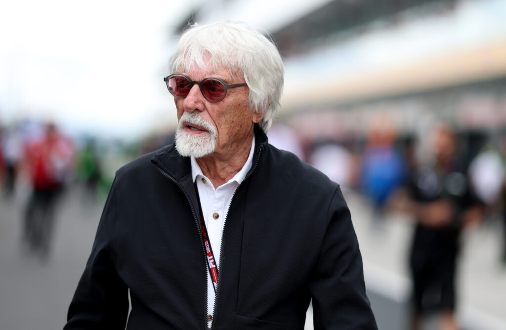 Bernie Ecclestone at the 2025 Formula 1 Hungarian Grand Prix