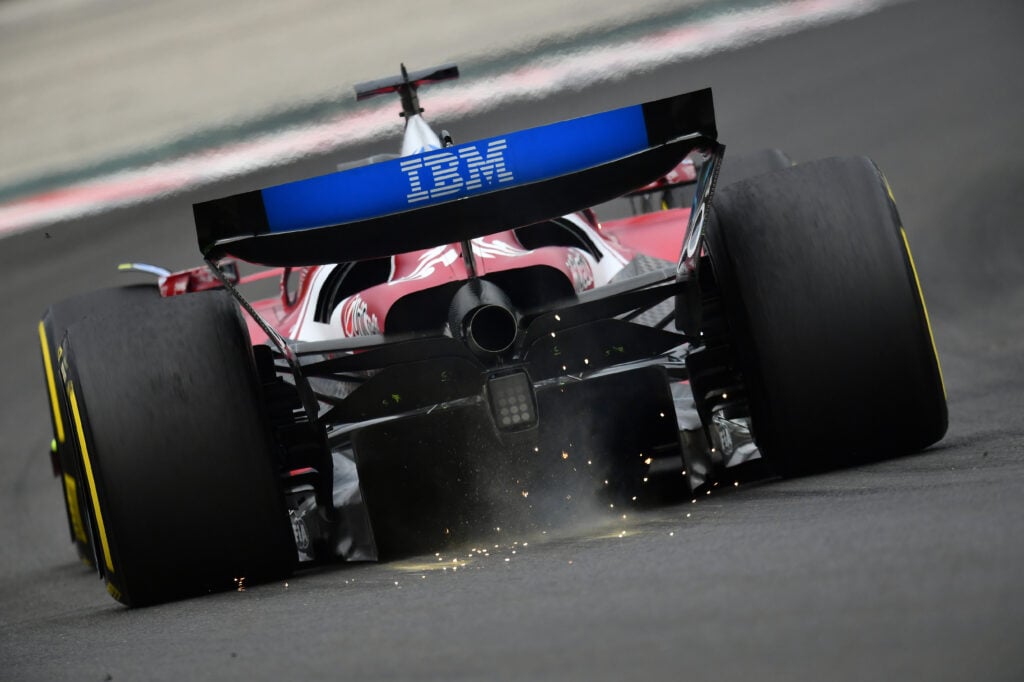 Charles Leclerc in the Hungarian GP.