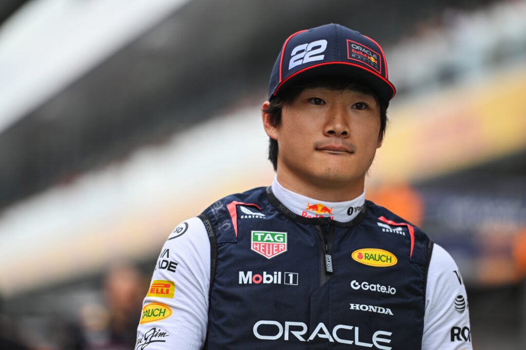 Red Bull Racing driver Yuki Tsunoda at the 2025 Formula 1 Hungarian Grand Prix