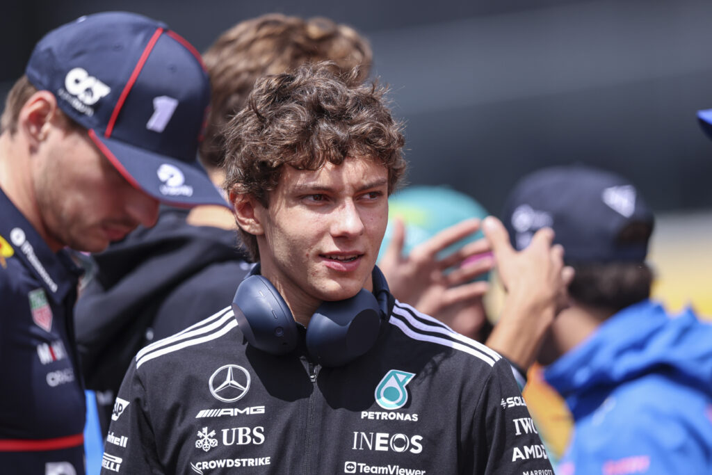 Mercedes driver Andrea Kimi Antonelli at the Hungarian Grand Prix