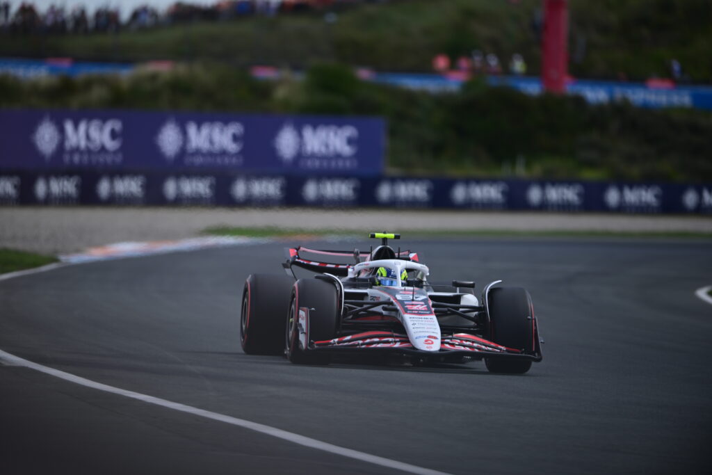Haas driver Oliver Bearman at the 2025 Formula 1 Dutch Grand Prix
