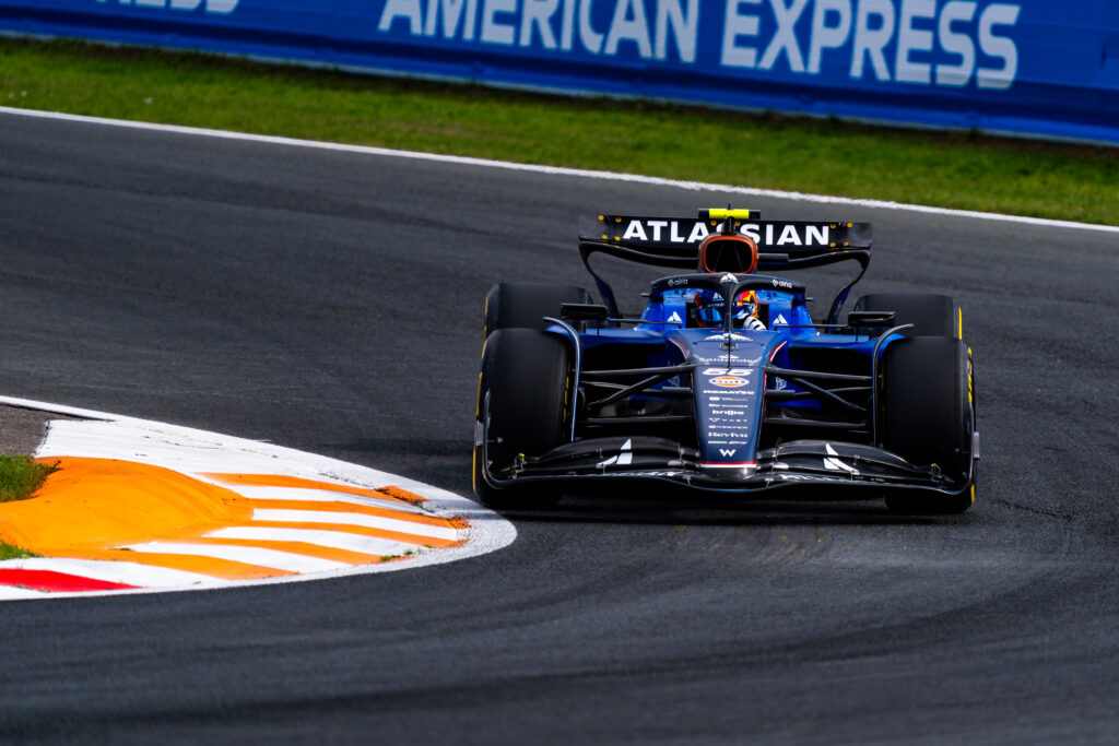 Williams driver Carlos Sainz during free practice at the 2025 Formula 1 Dutch Grand Prix