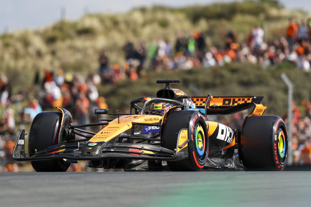 McLaren driver Oscar Piastri during qualifying for the 2025 Formula 1 Dutch Grand Prix