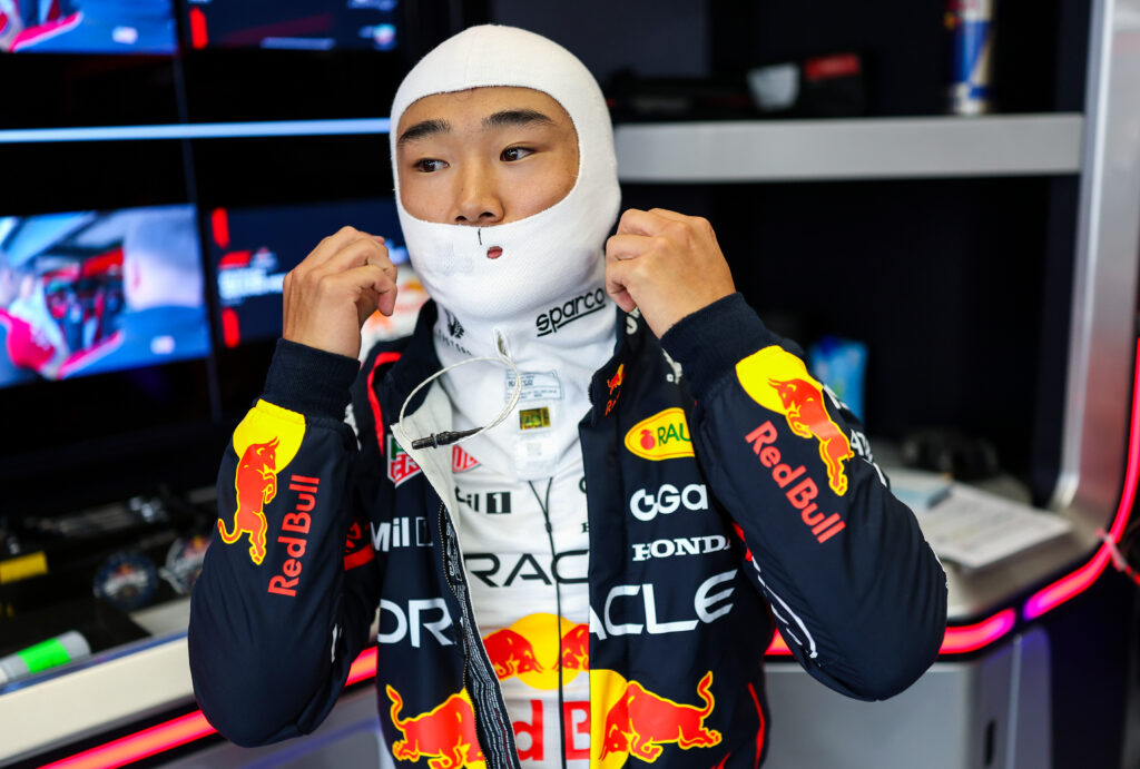Red Bull Racing driver Yuki Tsunoda at the 2025 Formula 1 Dutch Grand Prix