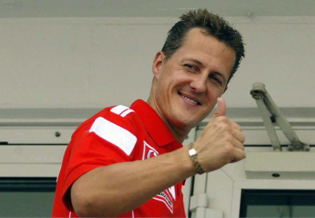 Ferrari driver Michael Schumacher at the 2004 German Grand Prix