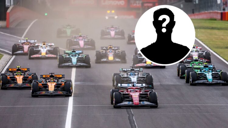 Charles Leclerc leading the 2025 Formula 1 Hungarian Grand Prix start