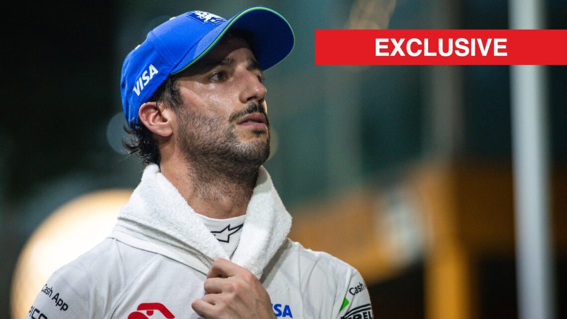 Visa Cash App RB driver Daniel Ricciardo in the 2024 F1 Singapore Grand Prix paddock
