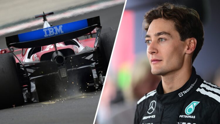 George Russell's theory on why Charles Leclerc was a 'sitting duck' at the end of Hungarian GP.