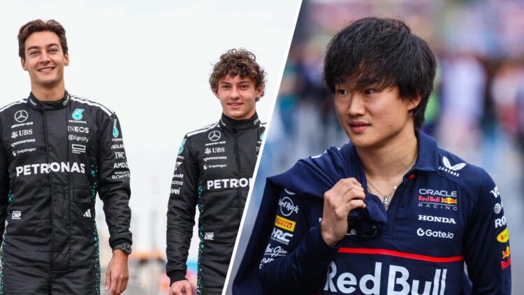 George Russell, Kimi Antonelli and Yuki Tsunoda are all out of their Formula 1 contracts in 2025