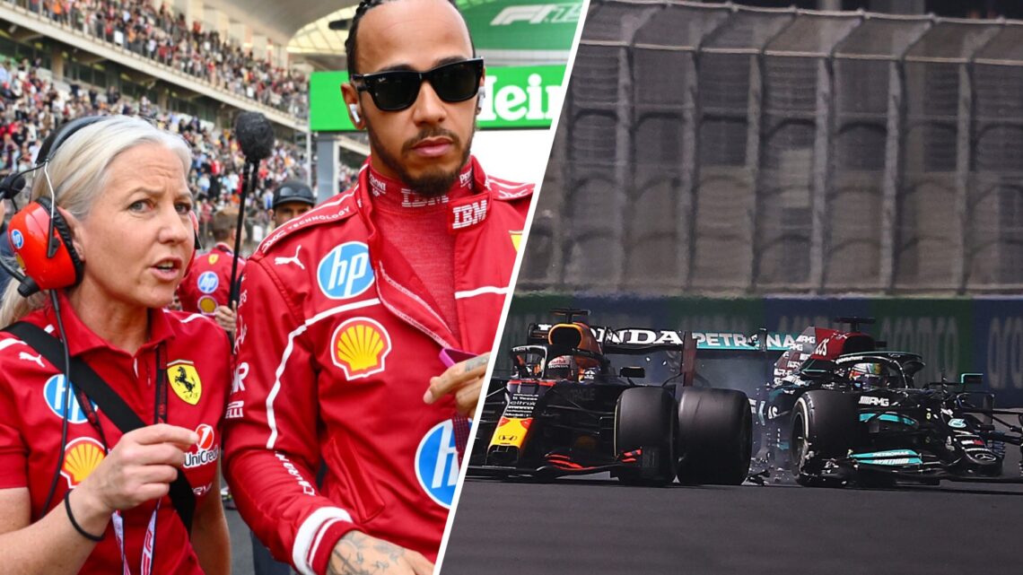 How Angela Cullen reacted to Hamilton and Verstappen clash in Saudi Arabia.