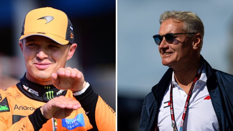 McLaren driver Lando Norris after qualifying at the 2025 Formula 1 Dutch Grand Prix, David Coulthard at the 2025 Formula 1 Dutch Grand Prix