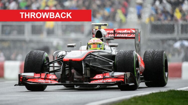 Sergio Perez of McLaren at the 2013 Canadian Grand Prix