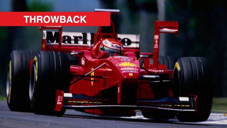 When Ferrari followed F1's weird design trend in 1998 with the X wings.