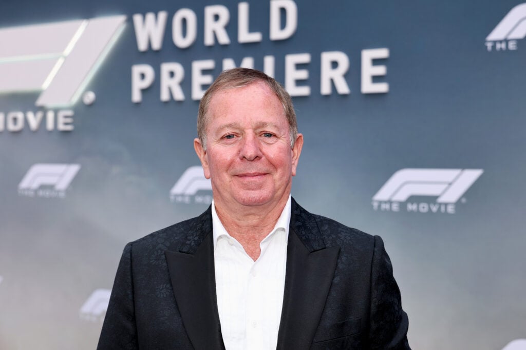 Martin Brundle at the New York premiere of F1 The Movie