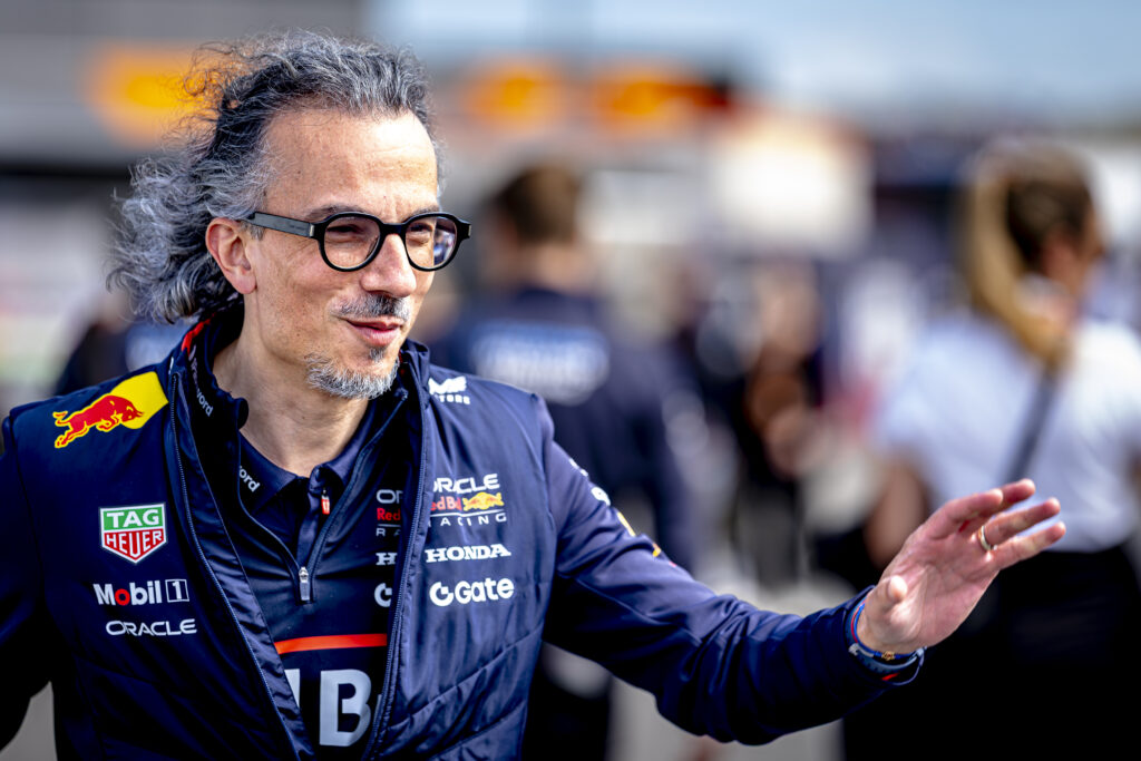 Red Bull Racing team principal Laurent Mekies at the 2025 Formula 1 Dutch Grand Prix