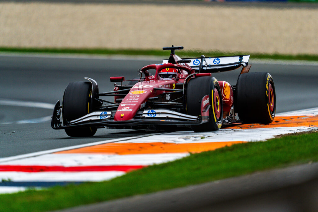 Ferrari driver Charles Leclerc at the 2025 Formula 1 Dutch Grand Prix