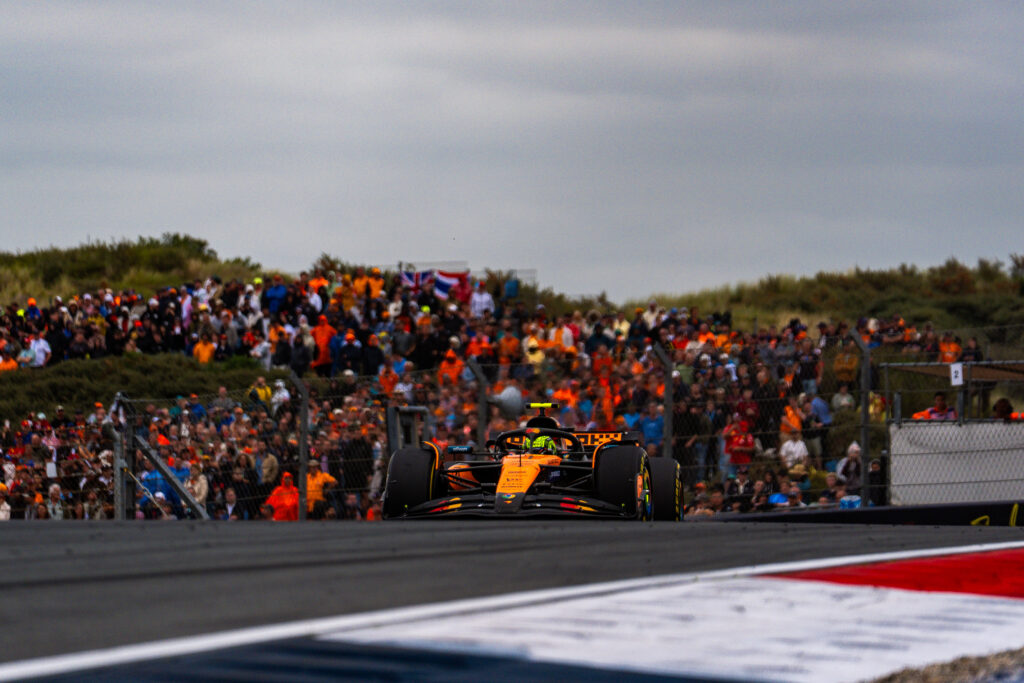McLaren driver Lando Norris at the 2025 Formula 1 Dutch Grand Prix