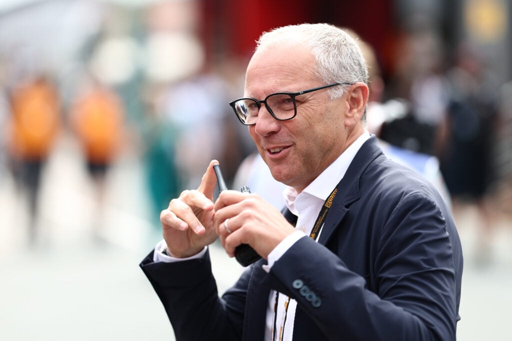 F1 CEO Stefano Domenicali in the 2025 Dutch Grand Prix paddock