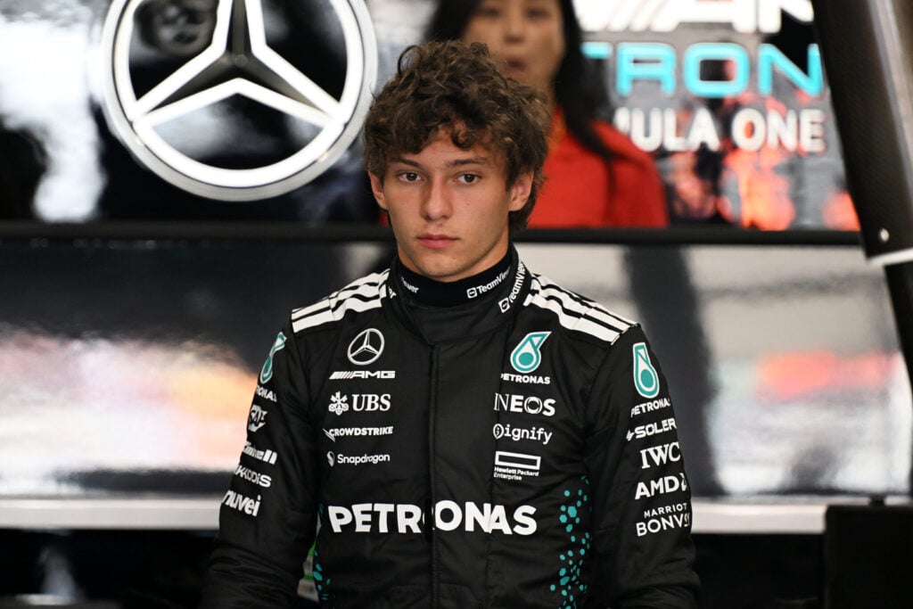 Mercedes driver Andrea Kimi Antonelli at the Dutch Grand Prix