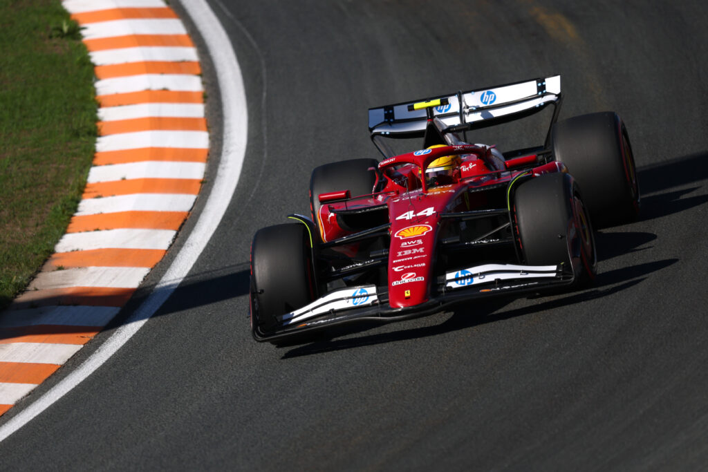 Lewis Hamilton of Ferrari at the 2025 Dutch Grand Prix