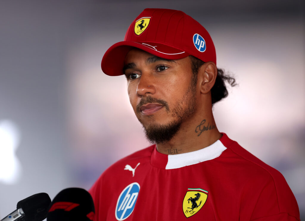 Ferrari driver Lewis Hamilton at the 2025 Formula 1 Dutch Grand Prix