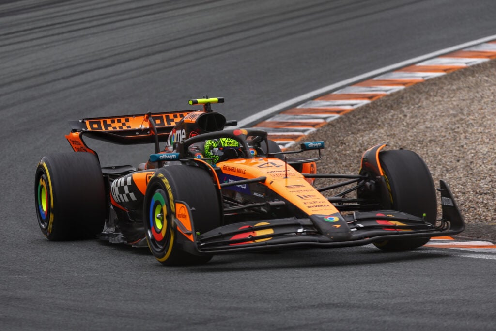 McLaren driver Lando Norris at the 2025 Formula 1 Dutch Grand Prix