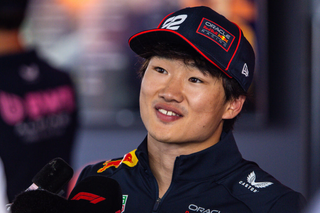 Red Bull driver Yuki Tsunoda at the 2025 Dutch Grand Prix