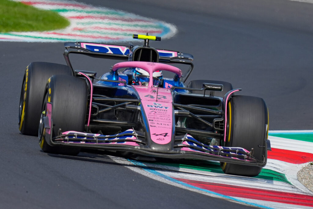 Alpine driver Franco Colapinto at the 2025 Formula 1 Italian Grand Prix