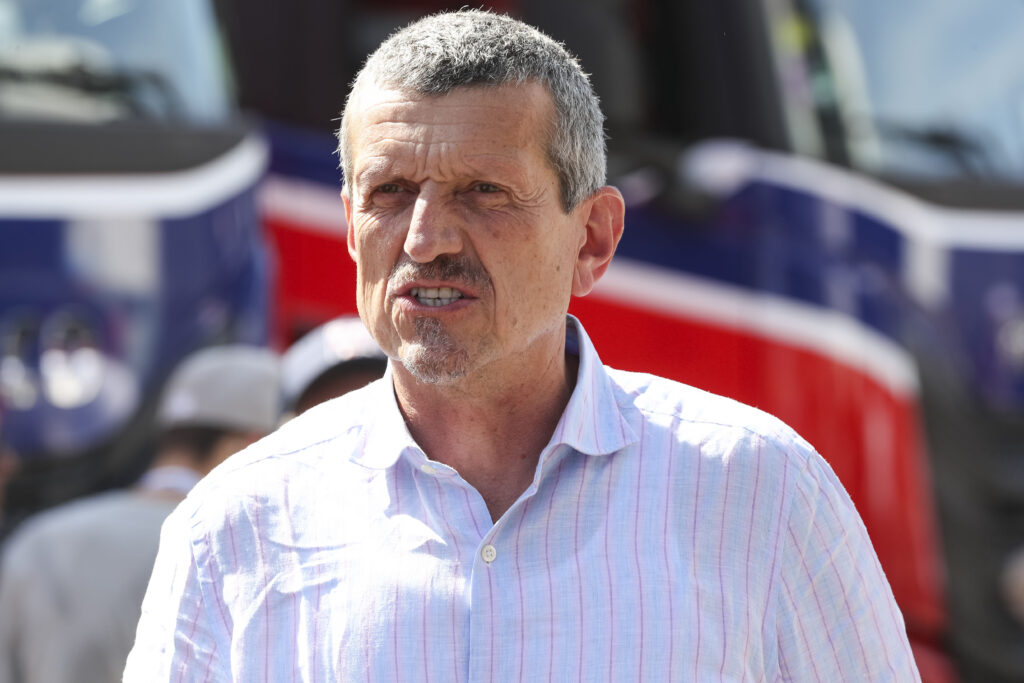 Guenther Steiner in the paddock at the 2025 MotoGP Catalan Grand Prix