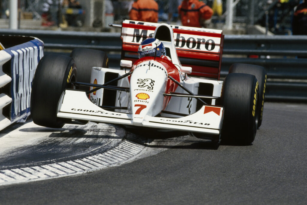 Mika Hakkinen of McLaren and the 1994 Monaco Grand Prix