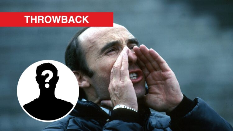 Williams team principal Frank Williams shouting at the 1980 Formula 1 Belgian Grand Prix
