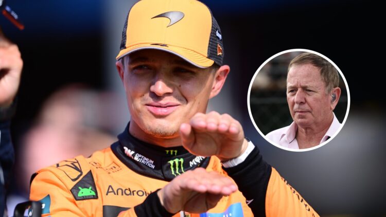Martin Brundle explains why Lando Norris can't risk 50/50 overtakes in title battle.