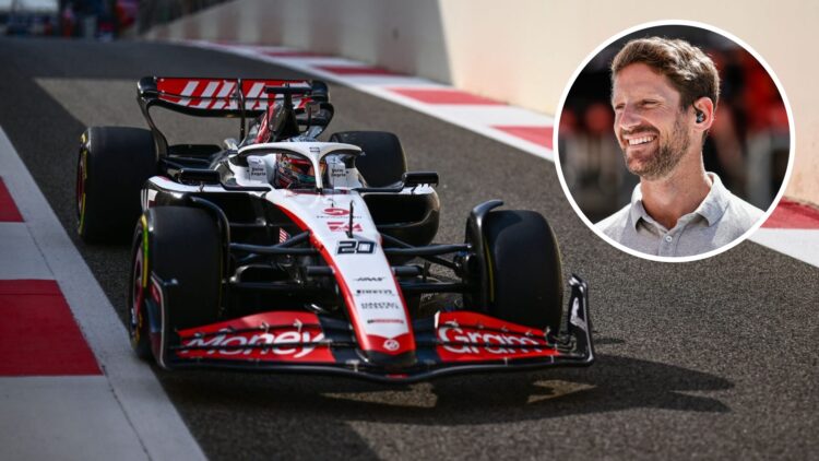 Romain Grosjean at the 2022 United States Grand Prix and Kevin Magnussen of Haas at the 2023 Abu Dhabi Grand Prix
