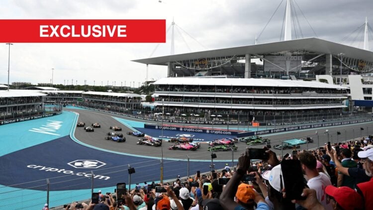 The start of the 2025 Formula 1 Miami Grand Prix