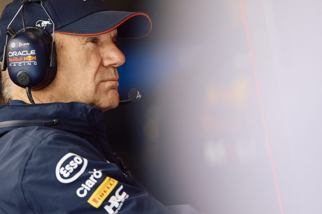 Adrian Newey working for Red Bull at the 2024 Formula 1 British Grand Prix
