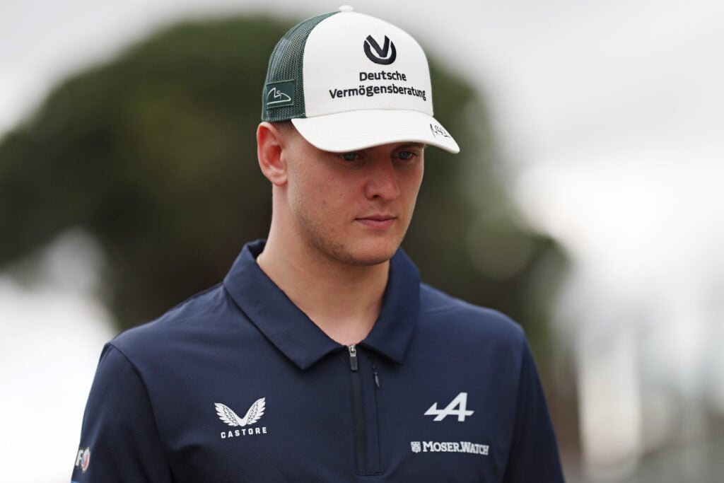 Alpine driver Mick Schumacher at the 2025 6 Hours of Imola