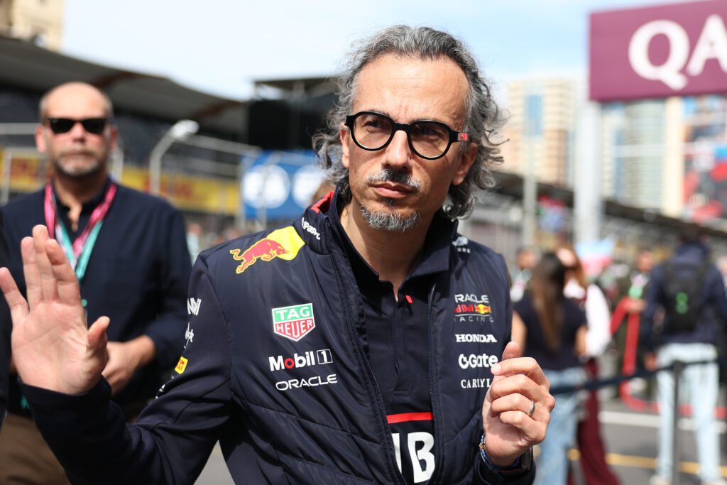 Laurent Mekies of Red Bull pictured ahead of the 2025 Formula 1 Azerbaijan Grand Prix