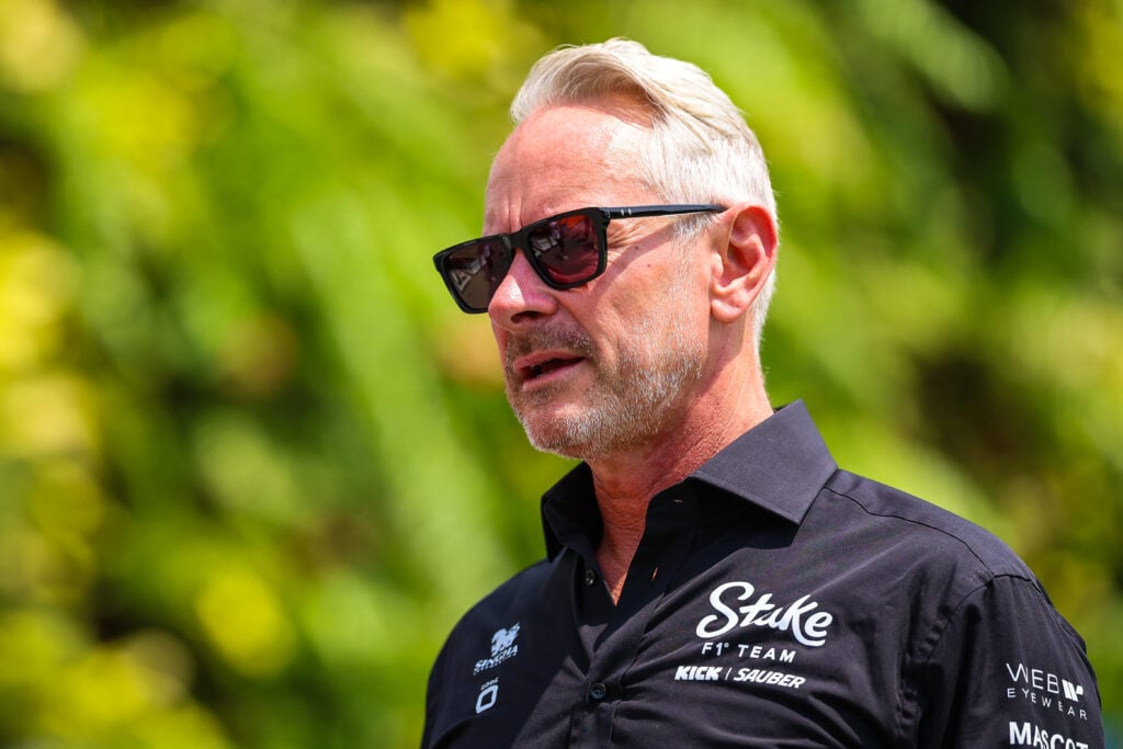 Sauber team principal Jonathan Wheatley at the 2025 Formula 1 Singapore Grand Prix