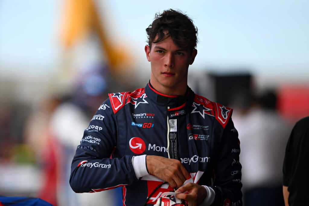 Haas driver Oliver Bearman in parc ferme at the 2025 United States Grand Prix