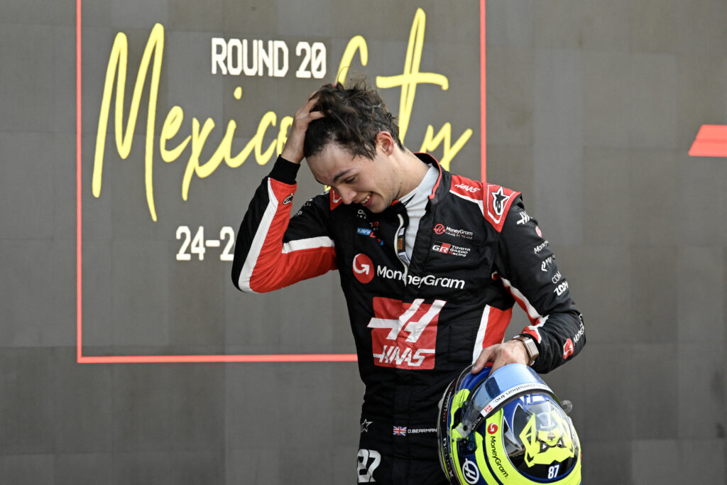 Haas driver Oliver Bearman at the 2025 Formula 1 Mexico City Grand Prix
