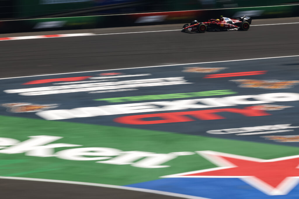 Ferrari driver Lewis Hamilton on track during FP3 for the 2025 F1 Mexico City Grand Prix