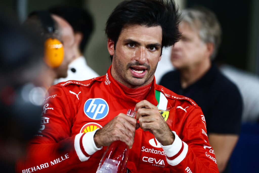 Carlos Sainz at Ferrari during the 2024 F1 Abu Dhabi Grand Prix