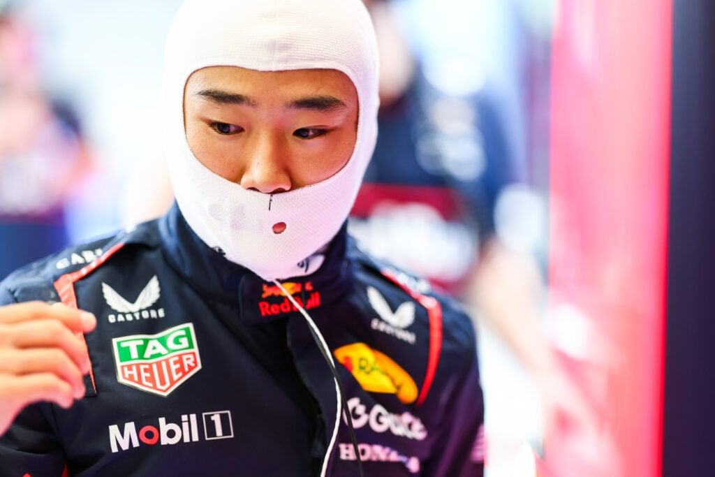 Red Bull driver Yuki Tsunoda getting ready for the 2025 Formula 1 Qatar Grand Prix