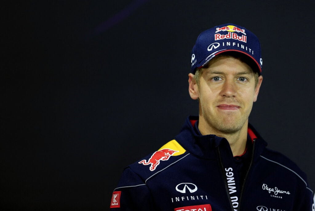 Sebastian Vettel of Red Bull at the 2013 German Grand Prix
