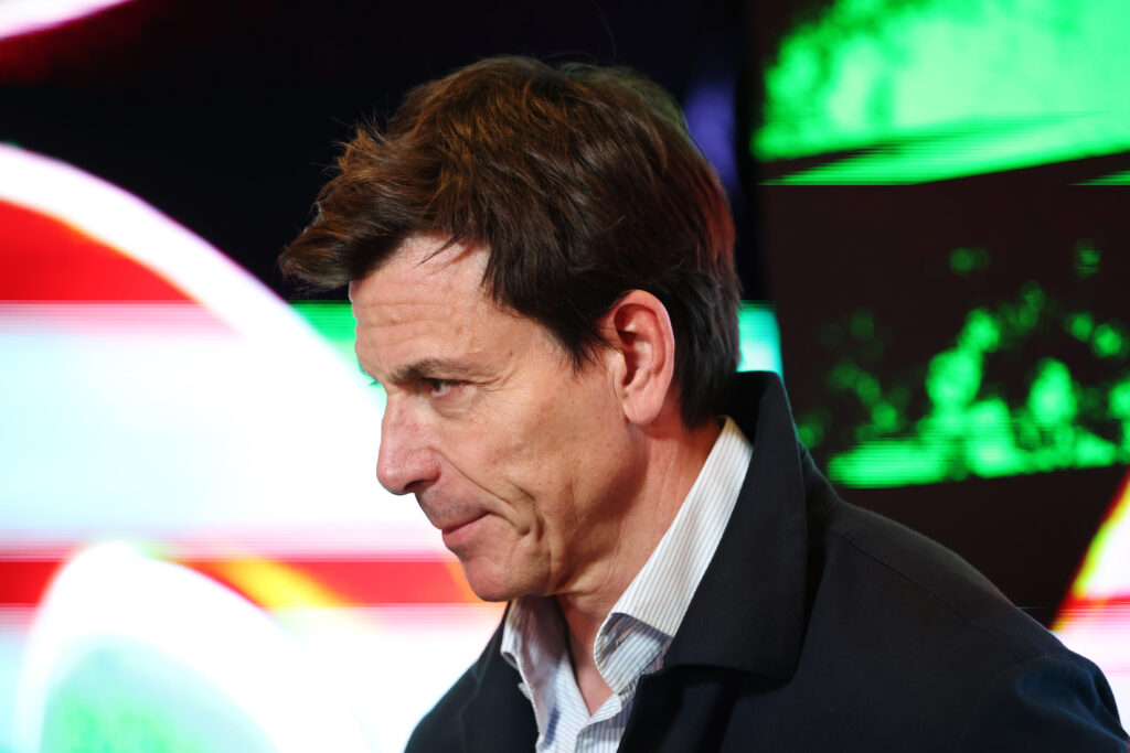 Mercedes team principal Toto Wolff pictured at the 2025 Las Vegas Grand Prix